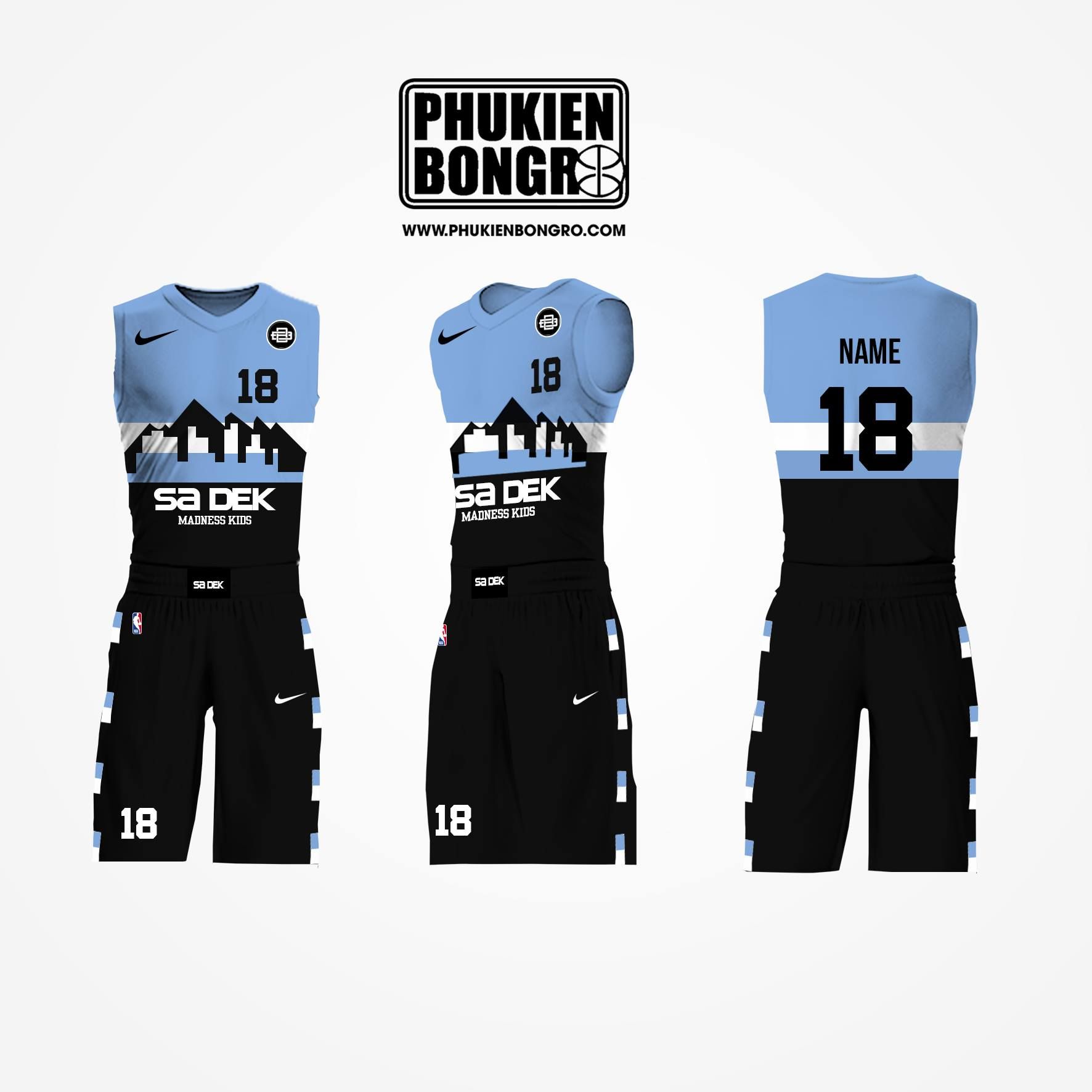 Đồng phục bóng rổ thiết kế Sadek