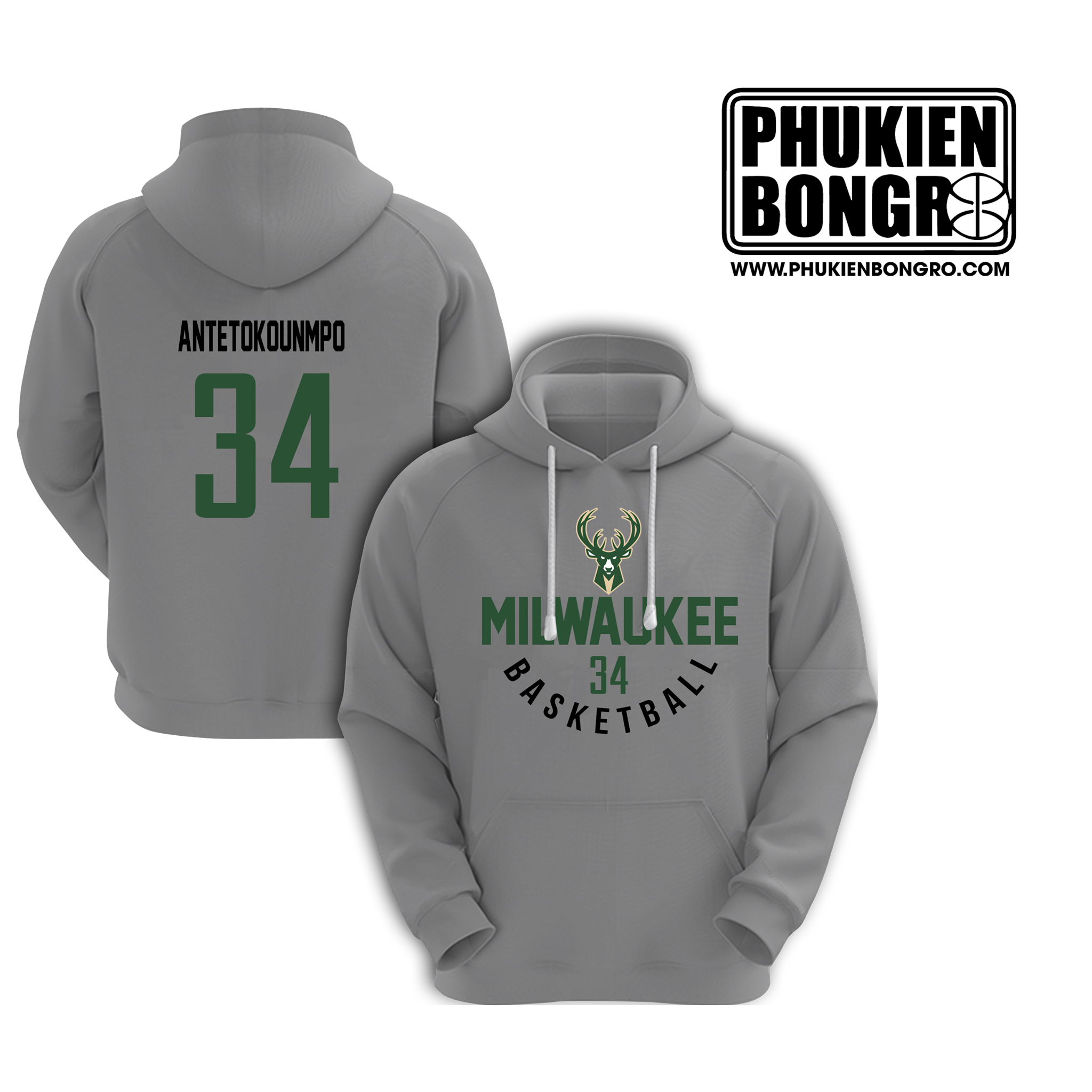 Áo hoodie Bóng rổ Giannis Antektokumnpo