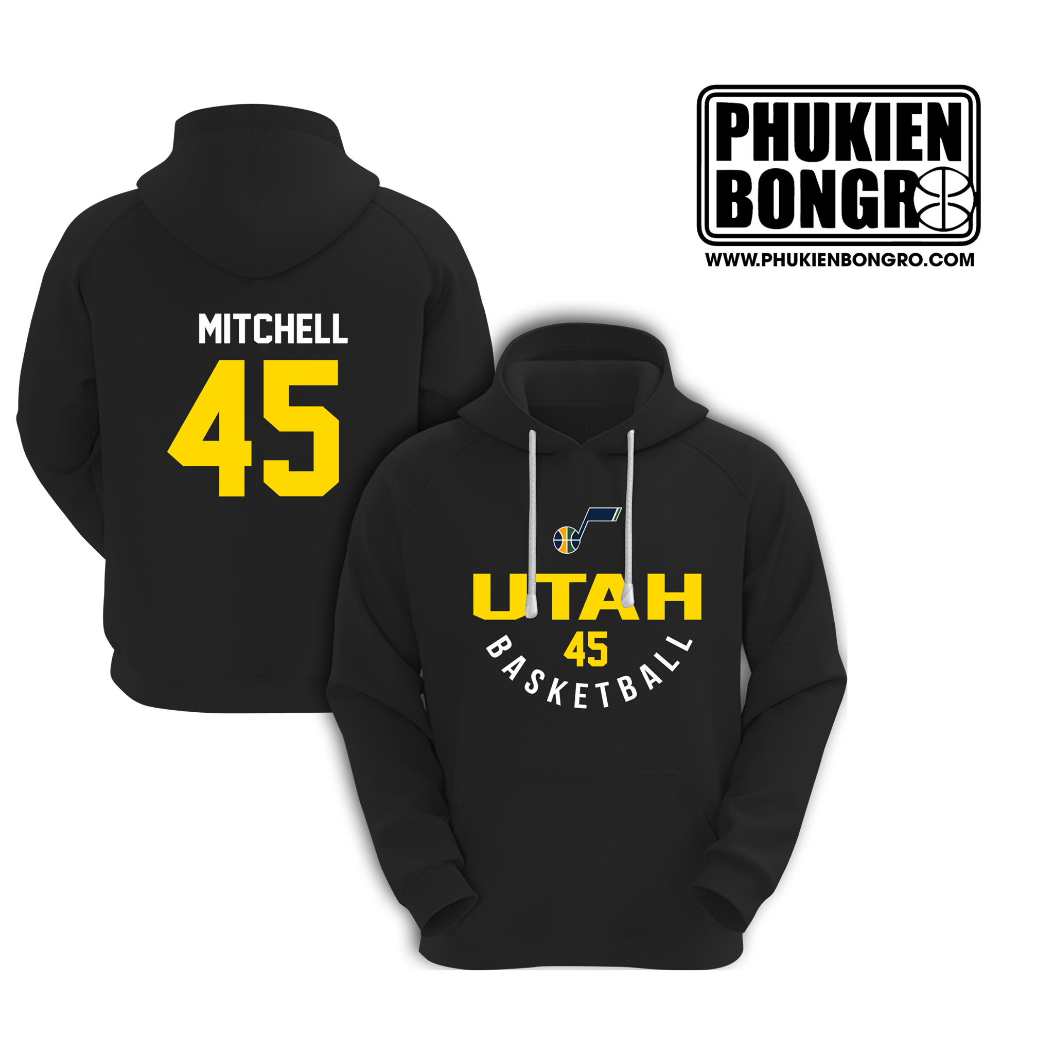 Áo khoác Hoodie Bóng Rổ UTAH