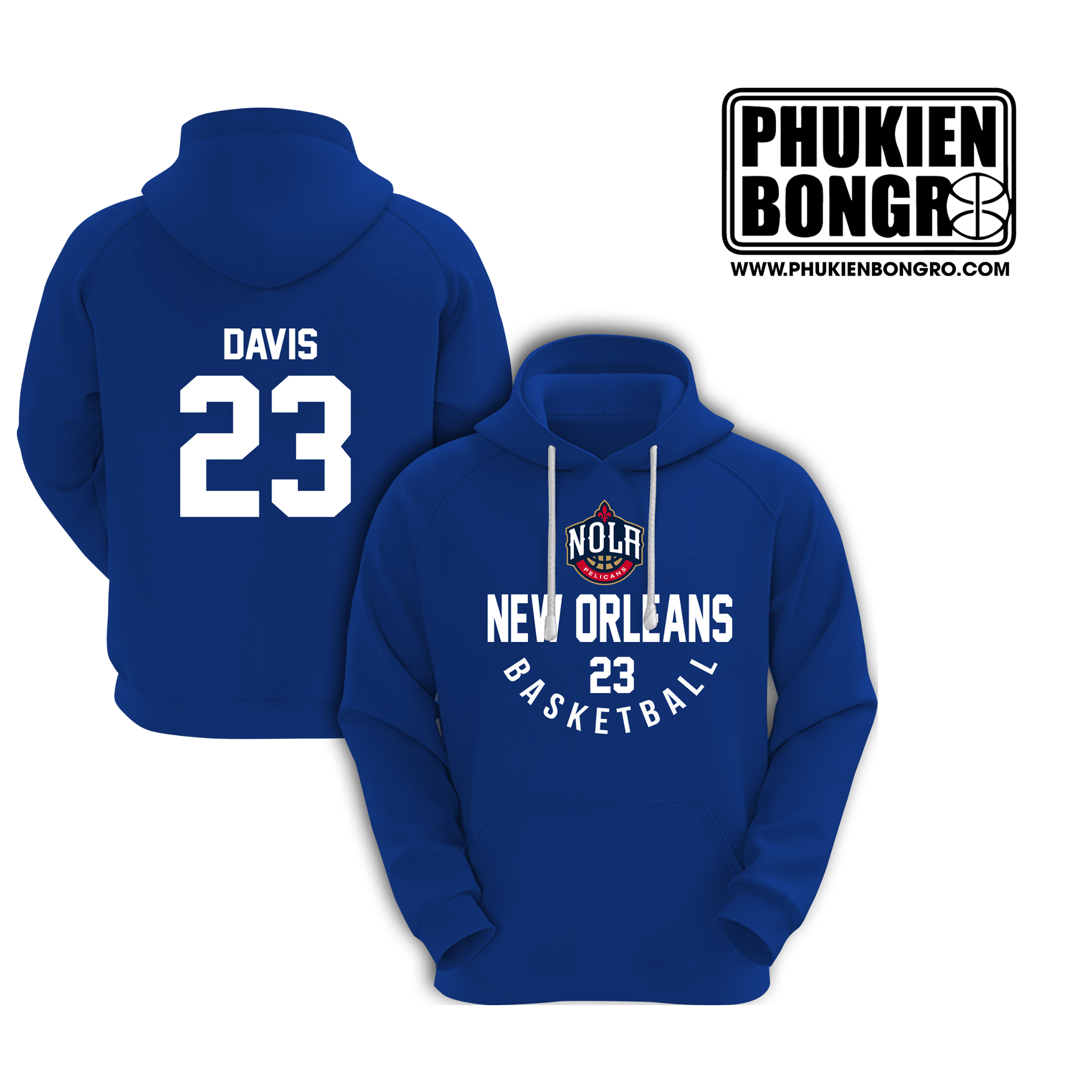 Áo Hoodie Bóng Rổ New Orleans