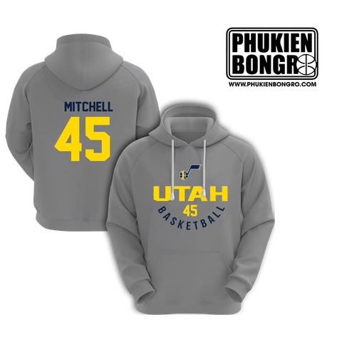  Áo Hoodie Bóng Rổ UTAH JAZZ 