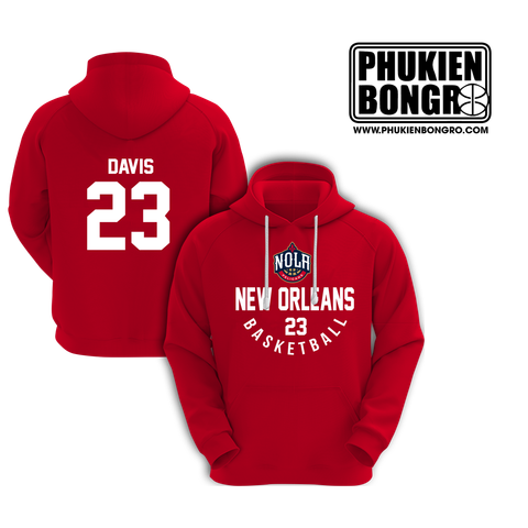  Áo Khoác Hoodie Bóng Rổ New Orleans 