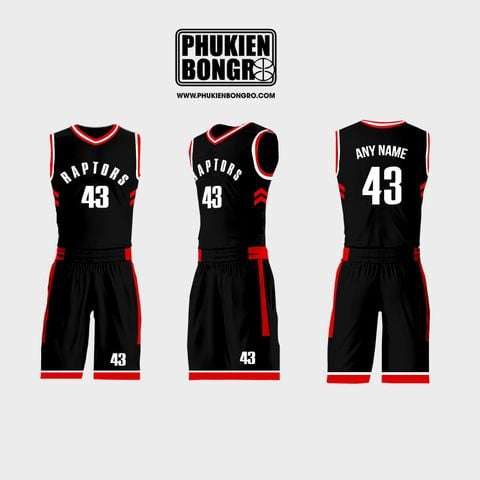  Đồng phục bóng rổ thiết kế RAPTORS 