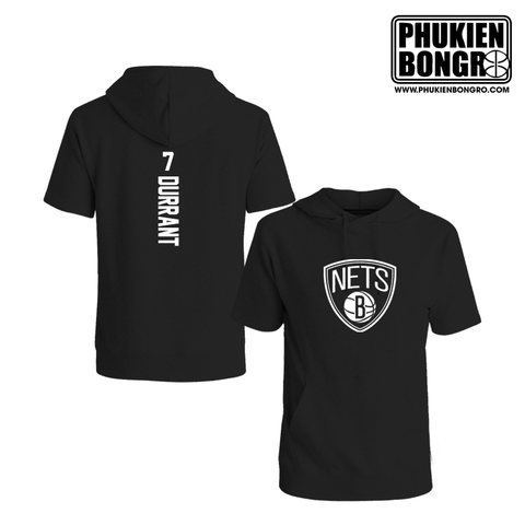  Áo hoodie bóng rổ ngắn tay Nets Durant 