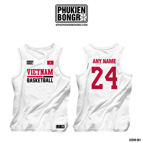  Áo Bóng Rổ Đội Tuyển U20 Việt Nam 