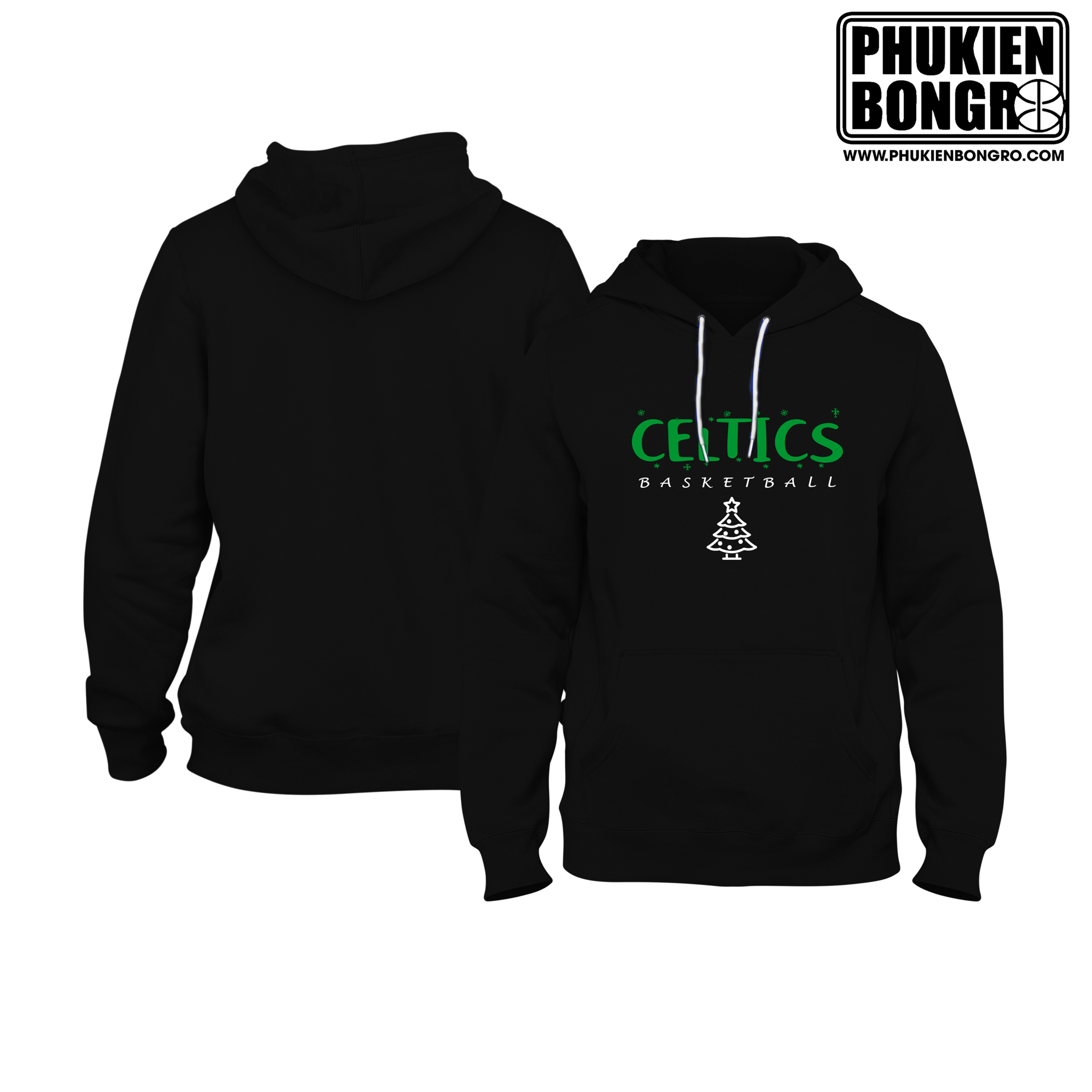 Áo Khoác Hoodie Bóng Rổ Boston Celtics