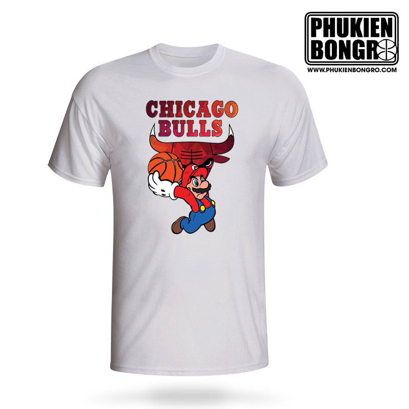 Áo phông bóng rổ Chicago Bulls Mario