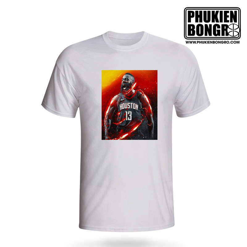 Áo phông bóng rổ Houston Rockets James Harden 13