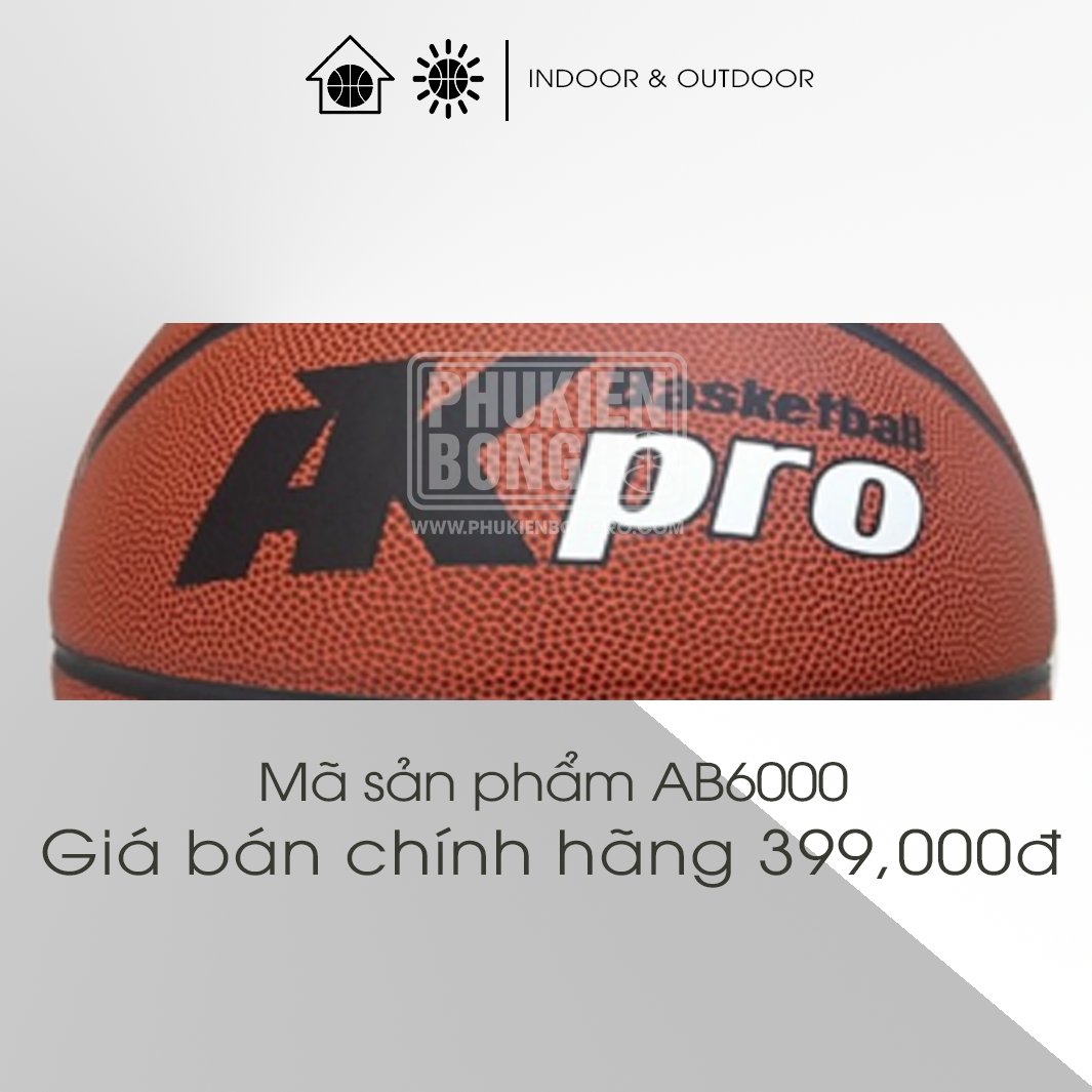 Banh Bóng Rổ AKpro AB6000 size 7 – PHỤ KIỆN BÓNG RỔ - PHUKIENBONGRO.COM