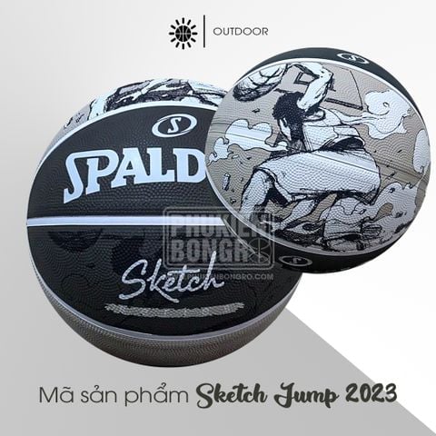 Banh Bóng Rổ Chính Hãng Spalding Sketch Jump 2023 