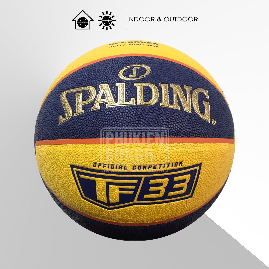 Banh Bóng Rổ Chính Hãng Spalding TF33 2023 - Banh Thi Đấu 3x3