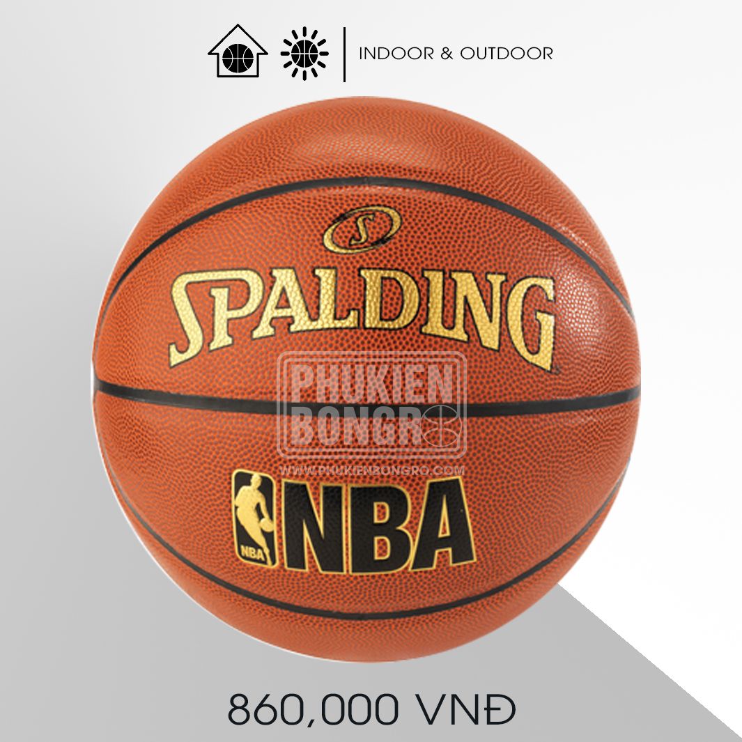 Banh Bóng Rổ SPALDING Jr NBA Gold