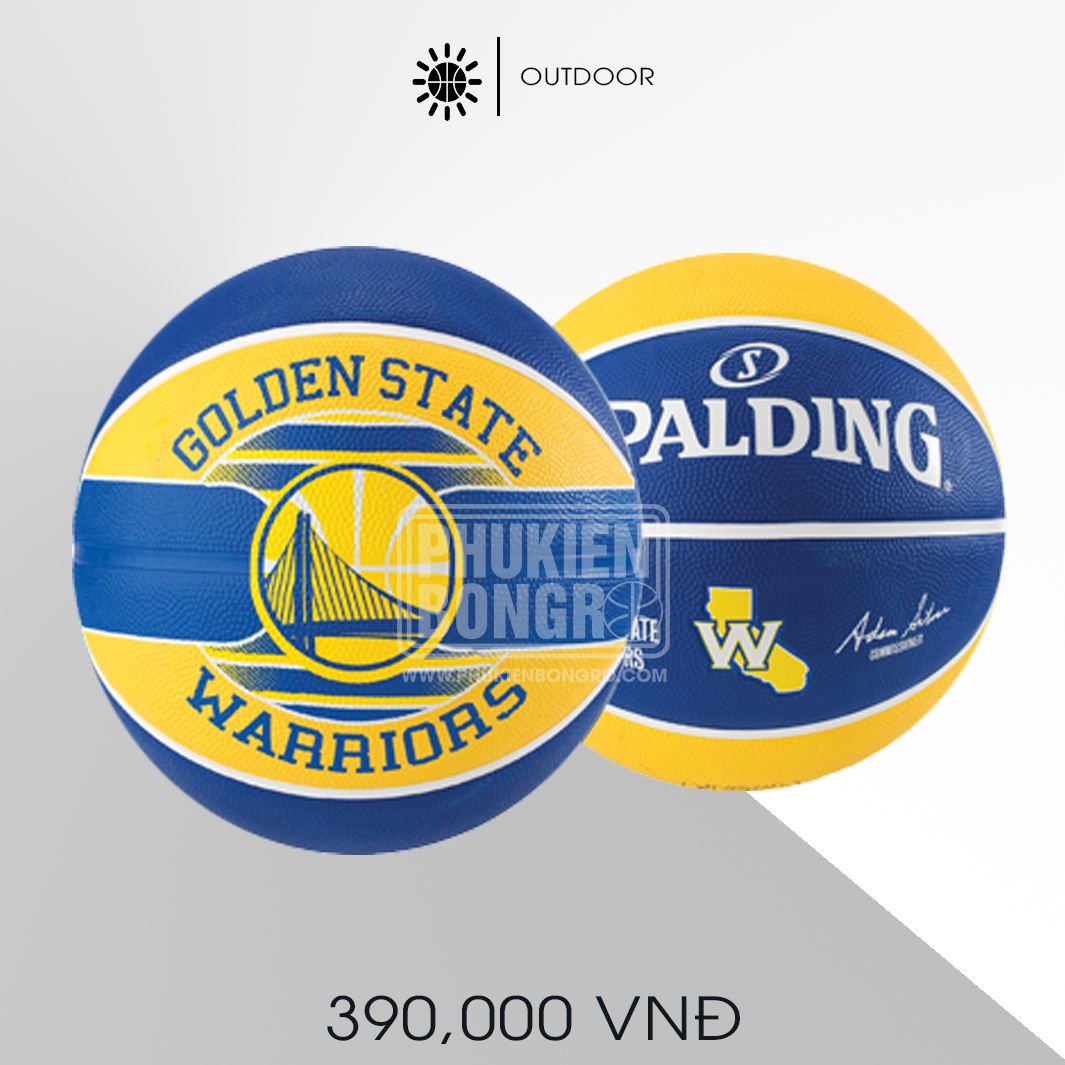 Banh Bóng Rổ SPALDING NBA Warriors