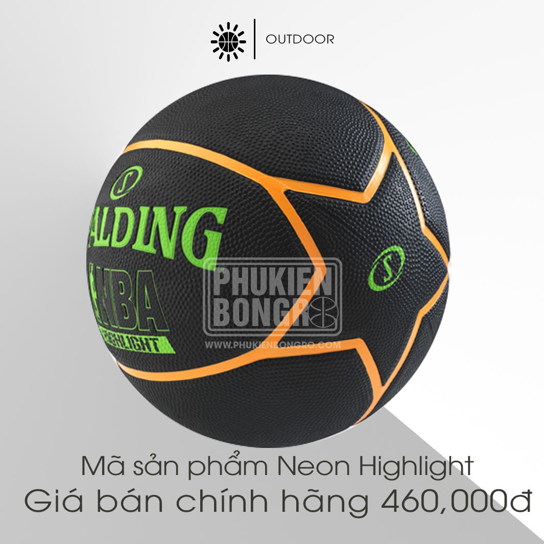 Banh Bóng Rổ SPALDING Neon Highlight