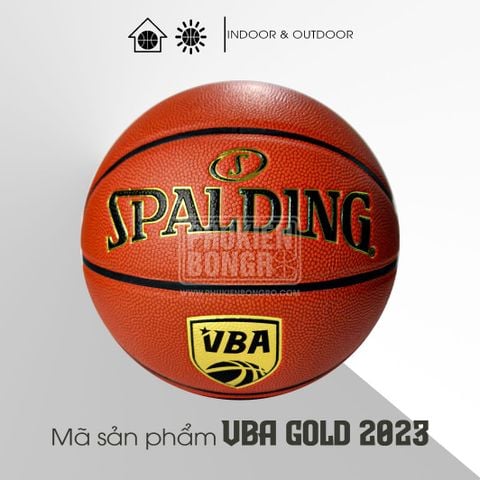  Banh Bóng Rổ Chính Hãng Spalding VBA Mùa Giải 2023 