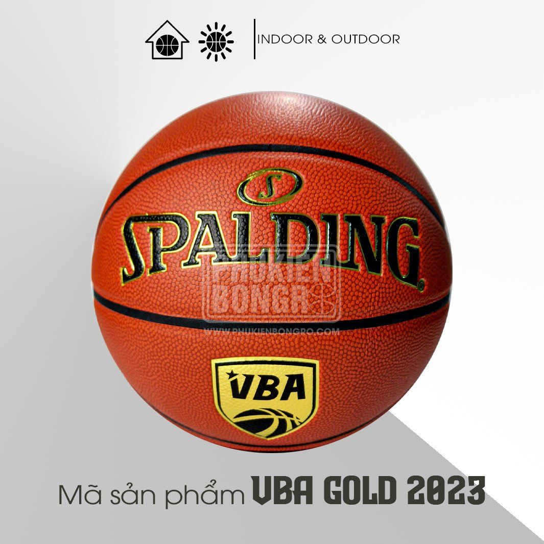 Banh Bóng Rổ Chính Hãng Spalding VBA Mùa Giải 2023