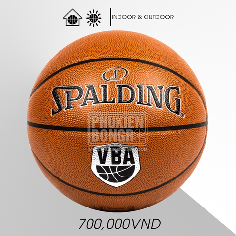  Banh Bóng Rổ Spalding VBA Silver 