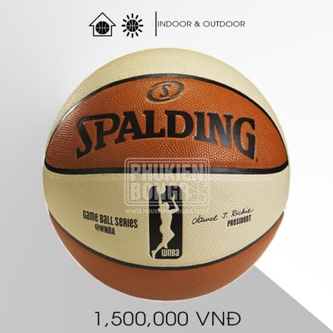  Banh Bóng Rổ SPALDING WNBA Game Ball Series 