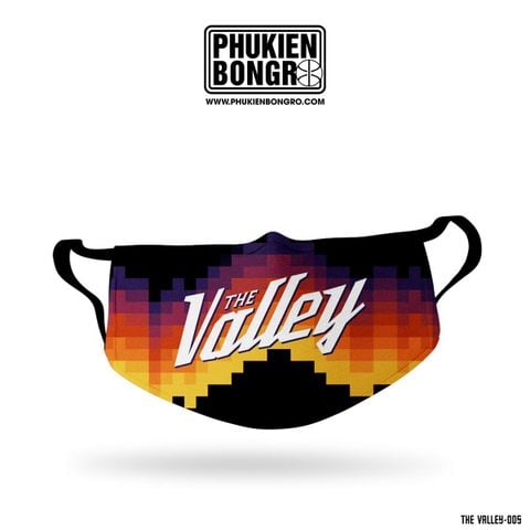 Khẩu Trang Vải Bóng Rổ The Valley Phoenix Suns 