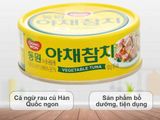 Cá Ngừ Hộp Trộn Rau Củ Dongwon Hàn Quốc 100g - Tuna Rau Cả