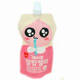 Nước Thạch Mềm Dẻo Jellyppo Vị Đào Samlip Hàn Quốc 130g/ 짜먹는 제리뽀 말캉젤리 복송아