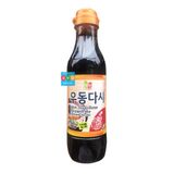 Nước Tương Nấu Mì Udon Hàn Quốc Chungwoo 430g - Nhập khẩu Hàn Quốc