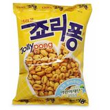 Crown - Bánh Snack Lúa Mạch Jolly Pong Hàn Quốc 74 Gam