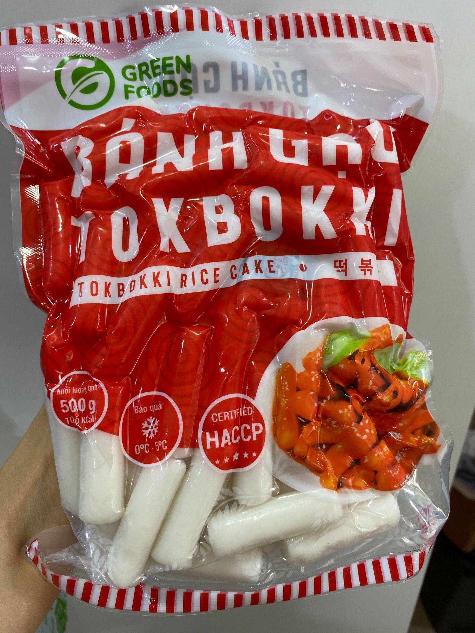 Bánh gạo Topokki hoa sao tim xốt cay ngọt  Spicy  Sweet Topokki