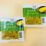 CỦ CẢI MUỐI CẮT LÁT HÀN QUỐC 220G - 맛 단무지