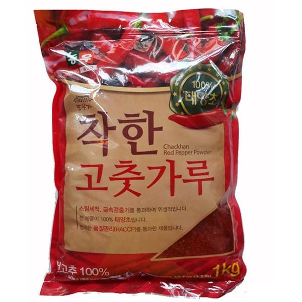Bột Ớt Cánh Vảy Hàn Quốc Noong Woo Chakhan 1 Kg – dovumart