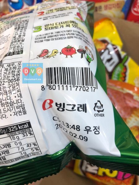 Bim Bim Rau Time Binggrea Hàn Quốc 70g / 빙그레) 야채타임 70g 8801111770217 ...