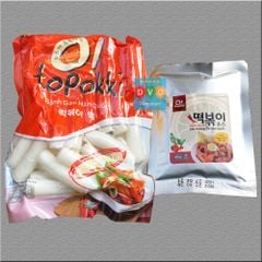 Bánh Gạo Tokbokki Lát Nấu Canh Jongga Hàn Quốc 500g / 대상) 종가집 순쌀 떡국떡 500g