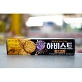 Bánh Quy Vừng Đen Harvest Lotte Hàn Quốc 100g/ 하비스트 달콤고소 단품 100g