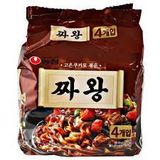 Bịch 4 Gói Mì Tôm Jaoang Nongshim Hàn Quốc 134g / 농심) 짜왕 134g