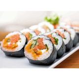 Combo 15 Lá Kim Cuốn Kimbab (3 Tệp 5 Lá) + Mành Cuốn KimBab Dẹp Tre Xanh - Nhập Khẩu Hàn Quốc