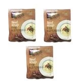 Combo 3 Gói Bột Súp Thịt Bò – Beep Soup Daesang – Nhập Khẩu Hàn Quốc ( 60Gram / Gói 245Kcal)