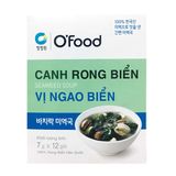 Hộp 12 Gói Canh Rong Biển Vị Ngao Biển O'Food (7Gram/ Gói)