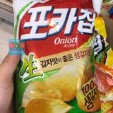 Bim bim Snack Poca Chip Vị Hành Orion Hàn Quốc 66g / 오리온) 포카칩 양파맛 66g 8801117760304