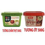 Combo Tương Chấm Thịt Nướng Ssamjang 500g + Tương Ớt CJ 500G - Nhập Khẩu Hàn Quốc