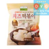 Bánh Gạo Tokbokki Nhân Phô Mai Nhập Khẩu Hàn Quốc Chilkab 500g