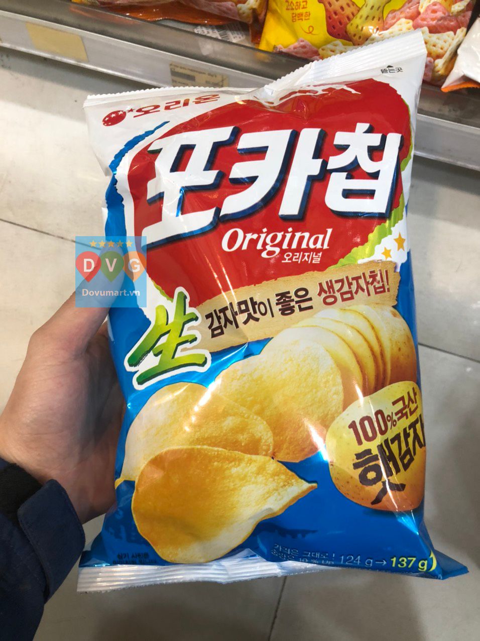 Bim bim Poca Chip (Original) Orion Hàn Quốc 137g / 오리온)포카칩 ...