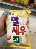 Bim bim Tôm Thịt Nongshim Hàn Quốc 68g / 농심) 알새우칩 68g 8801043036399