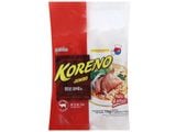 Thùng 10 túi mì Koreno Jumbo vị bò cay Gói 1KG