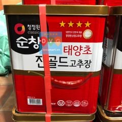 Tương Ớt Hàn Quốc Gochujang Daesang Loại 3 Sao Thùng Sắt 14Kg - Dùng Cho Nhà Hàng