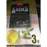 Dongwon Lá Kim Ăn Liền Vị Dầu Oliu 60 Gram (Gồm 3 gói 20g) - Nhập Khẩu Hàn Quốc