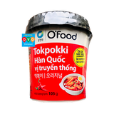 Bánh Gạo Tokpokki Hàn Quốc Ăn Liền O'Food Ly 105g