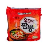 Nongshim Mì Mực Champong Bịch 5 Gói X 124G - Nhập Khẩu Hàn Quốc