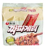 Nongshim Mì Trộn Tương Đen Chapagetti Bịch 5 Gói x 140G 8801043015264 - Nhập Khẩu Hàn Quốc