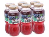 Woongjin 6 chai nước ép việt quất 180ml - Nhập Khẩu Hàn Quốc