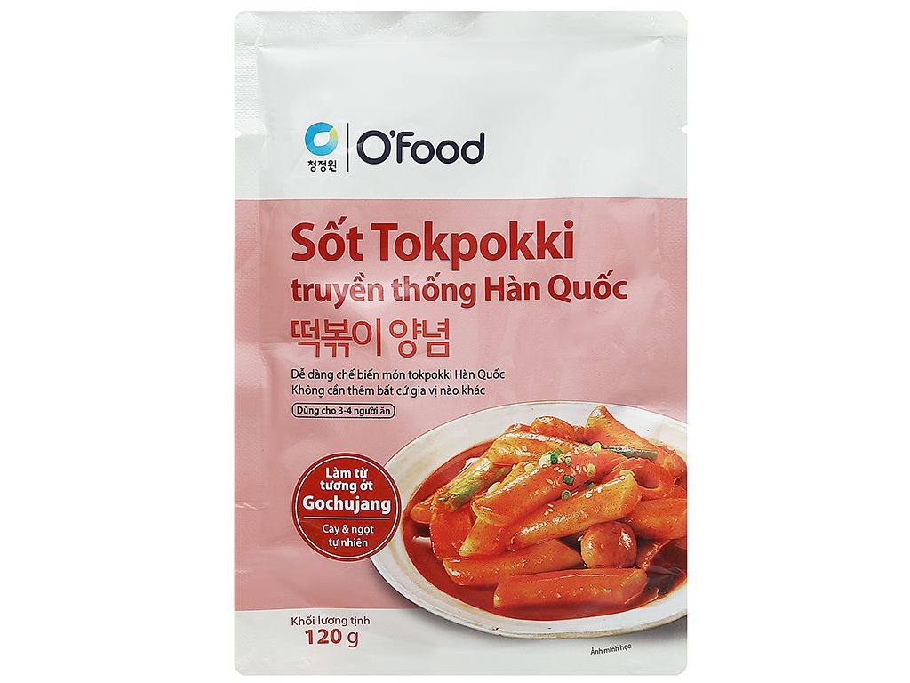 Sốt Nấu Tokpokki Truyền Thống O'Food Hàn Quốc 120G – Dovumart